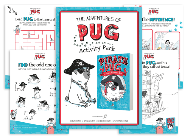 Captain Pug activity pack